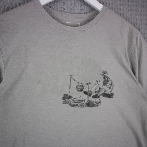 The North Face Solo Camping Tee Mens Medium - Picture 3 of 8